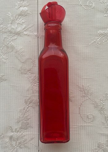 Kırmızı cam yagdanlik - Görsel 3