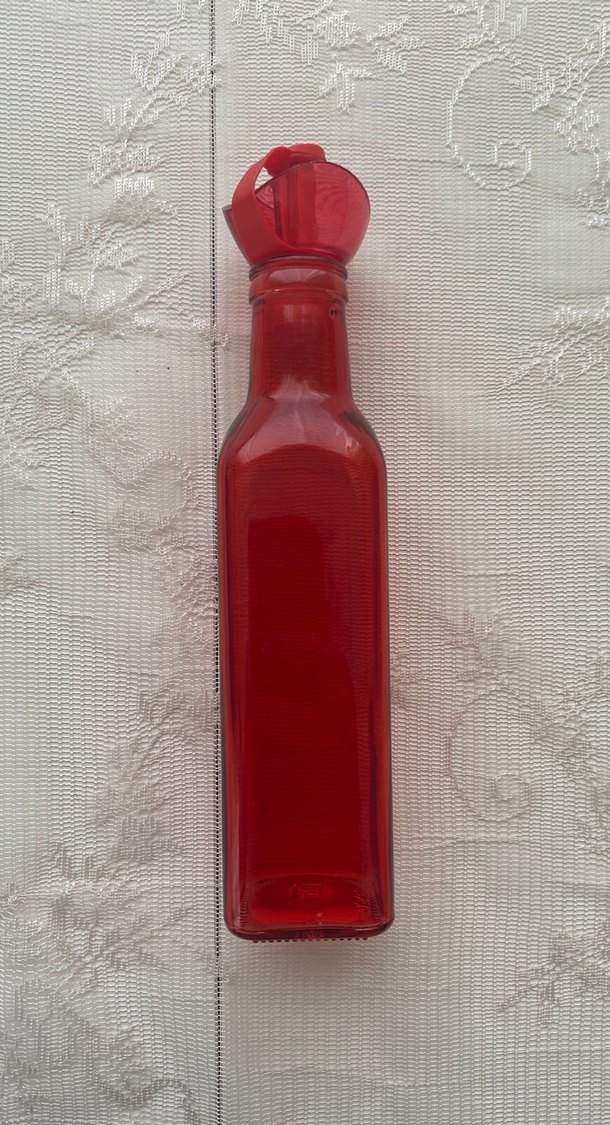 Kırmızı cam yagdanlik - Görsel 3