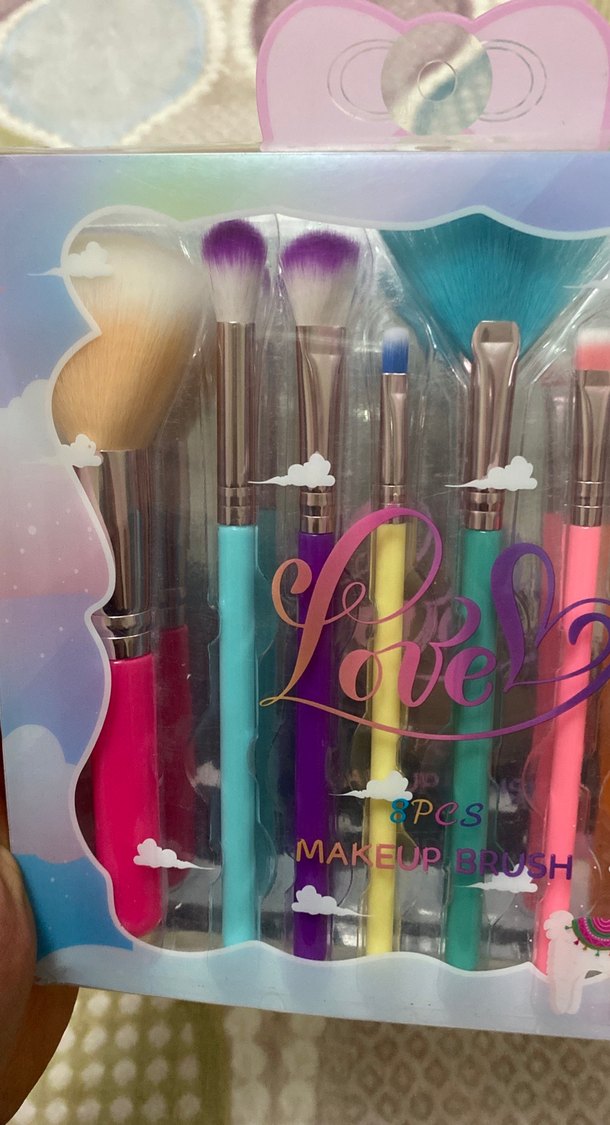 Pastel Renkli 7 Parça Makyaj Fırçası Seti - Görsel 2