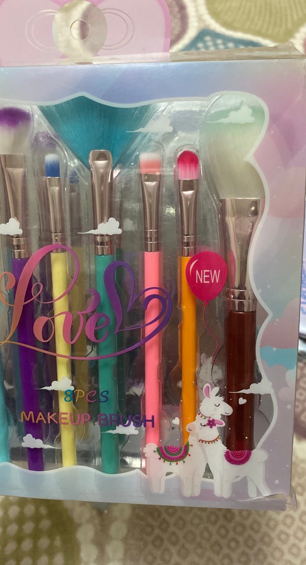 Pastel Renkli 7 Parça Makyaj Fırçası Seti - Görsel 3