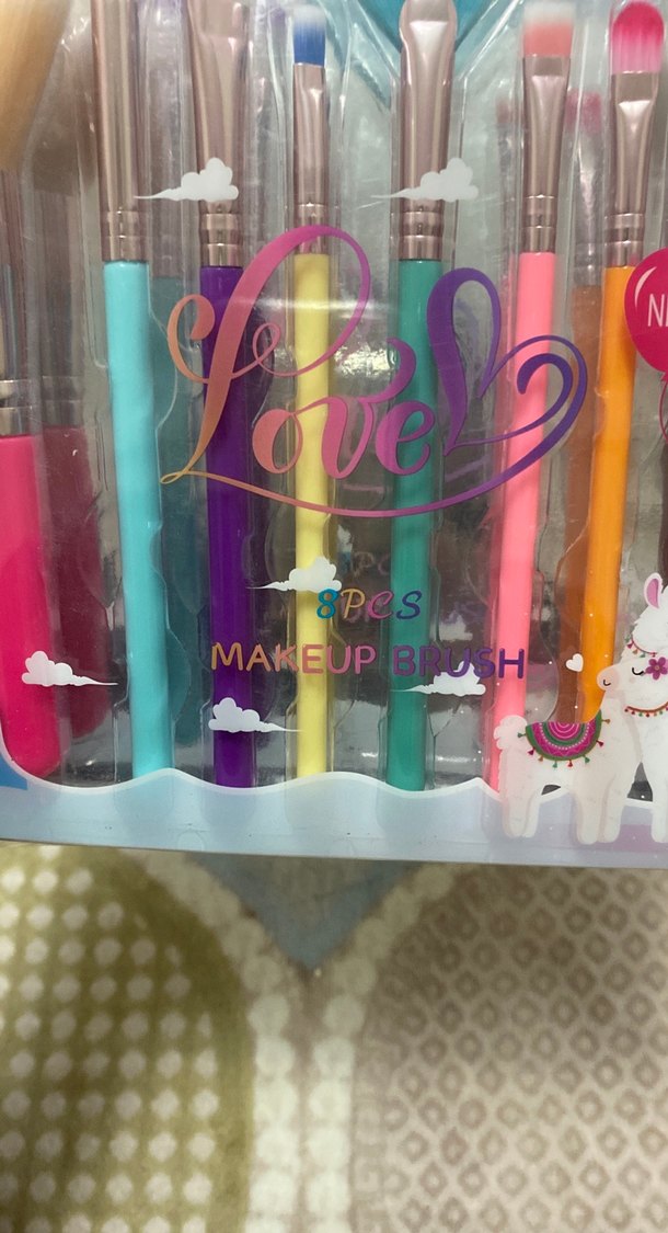 Pastel Renkli 7 Parça Makyaj Fırçası Seti - Görsel 4