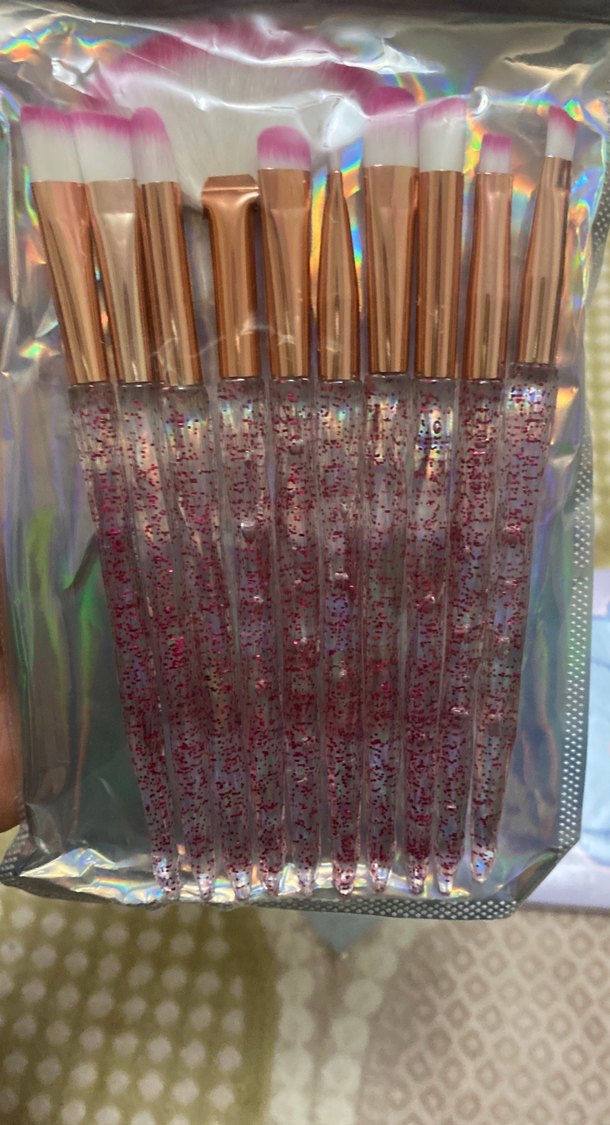 Pembe Makyaj Fırçası Seti - Görsel 3