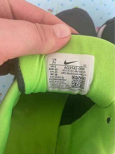 40 Beden siyah Renk Nike ayakkabı