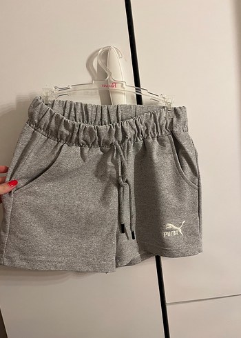 Gri Kadın Mini Şort - Puma