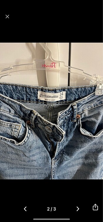 xs Beden STRADİVARİUS D98 JEAN