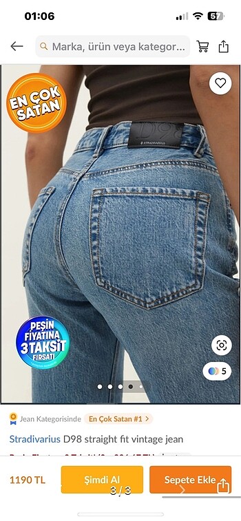xs Beden mavi Renk STRADİVARİUS D98 JEAN