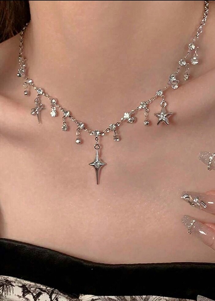 Shein yıldızlı kolye - Görsel 2