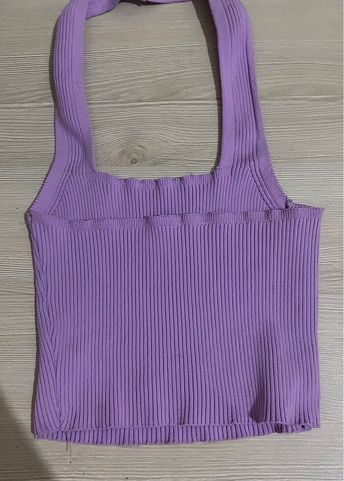 Mor boğazdan geçirmeli üst - Görsel 2