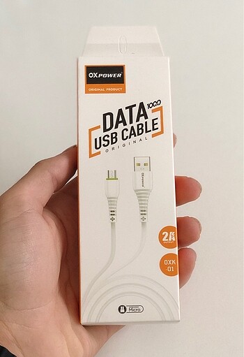 OX POWER USB DATA CABLE MİCRO