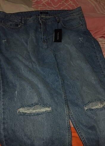 Trendyol & Milla büyük beden yüksek bel bootcut jeans