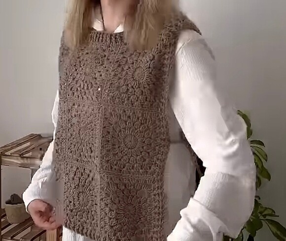 s Beden Örme önlük süveter