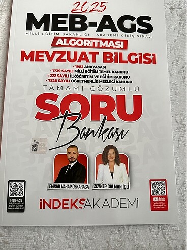 MEB AGS MEVZUAT SORU BANKASI