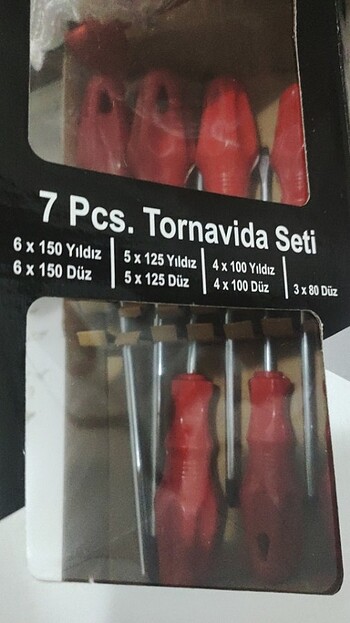 Diğer 7 li Tornavida Seti