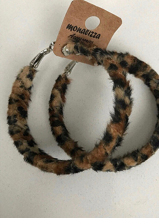 Vintage Love Leopar küpe