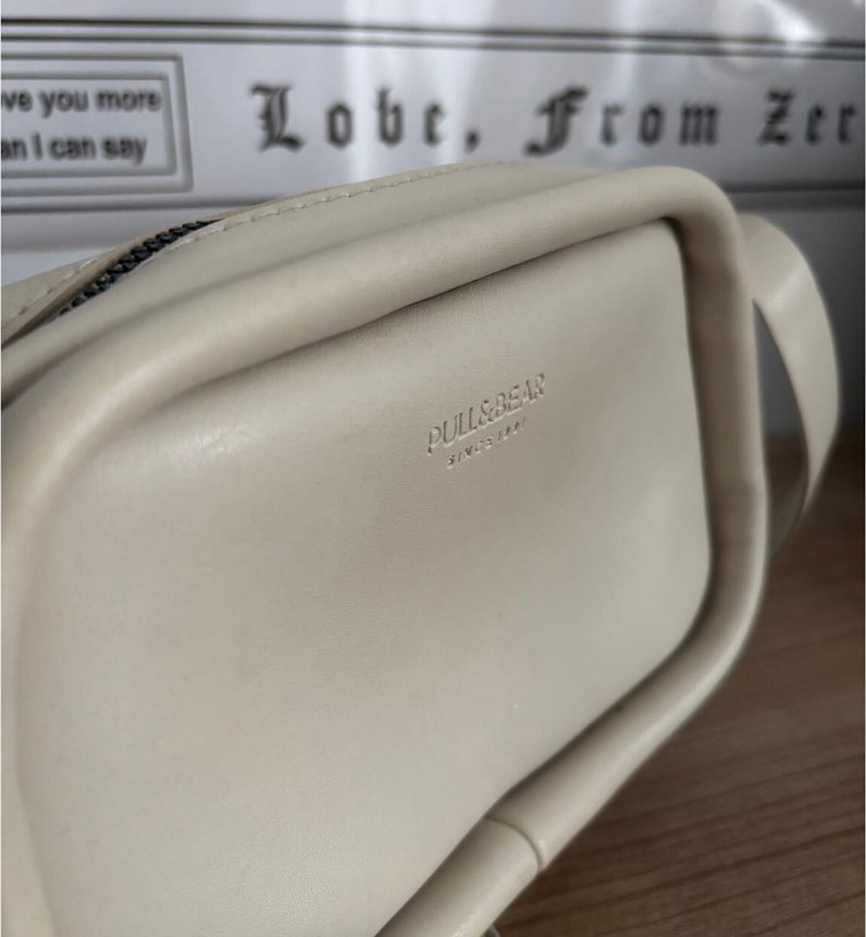 Minimalist Ekru Pull&Bear Çanta — görsel 2/4