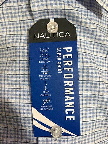 Nautica Mavi Slim Fit Uzun Kollu Gömlek - Görsel 7