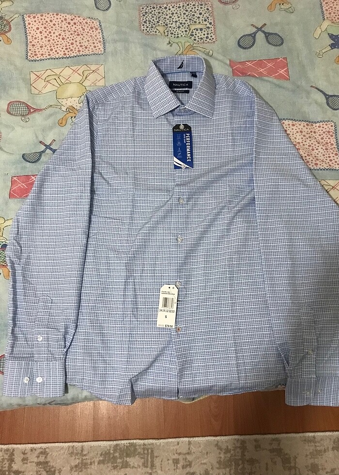 Nautica Mavi Slim Fit Uzun Kollu Gömlek - Görsel 4