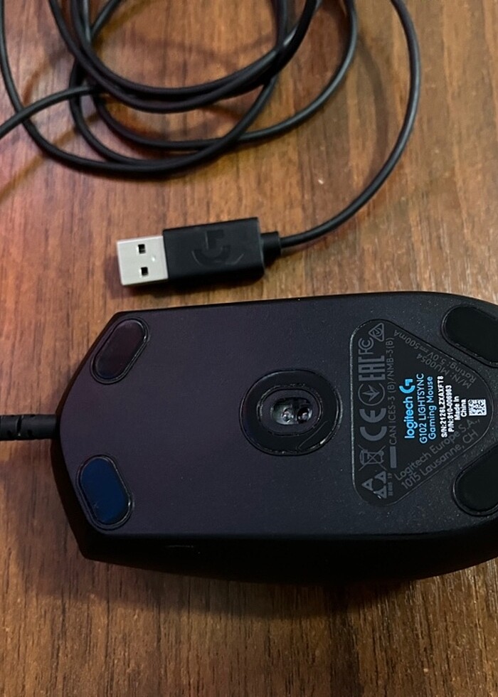 RGB Temiz Sorunsuz 8000 DPI Logitech Gaming Mouse - Görsel 5