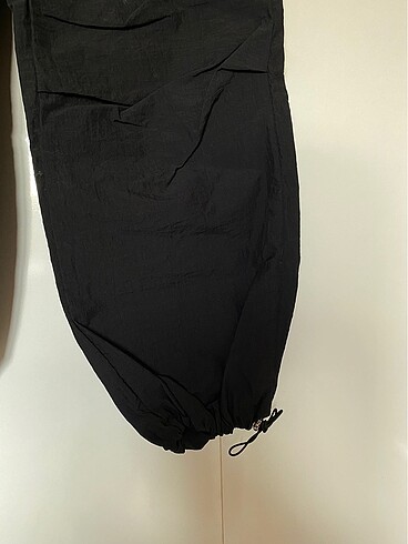 Siyah Paraşüt Pantolon - Görsel 3