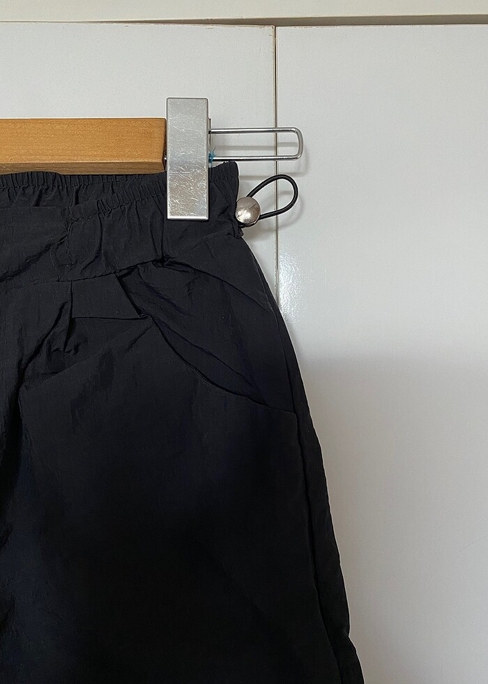 Siyah Paraşüt Pantolon - Görsel 2