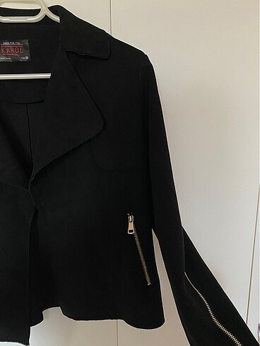 Kadife Siyah Ceket - Görsel 2