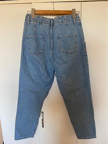 Yüksek Bel Mom Jean - Görsel 3