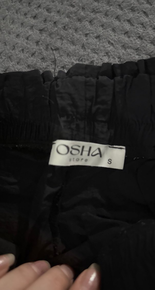 kadın paraşüt kumaş bol model pantolon - Görsel 5