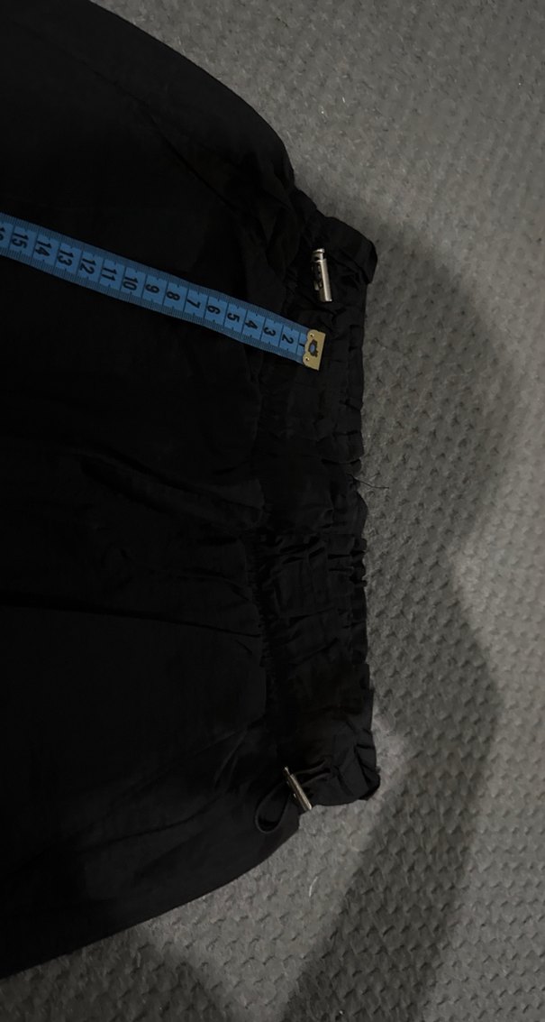 kadın paraşüt kumaş bol model pantolon - Görsel 4