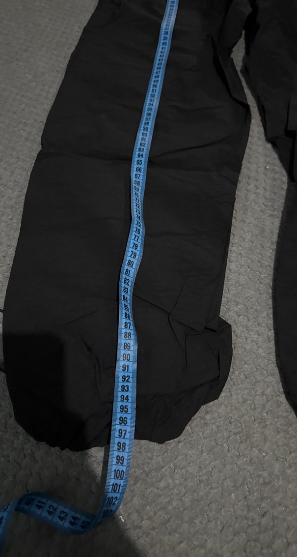 kadın paraşüt kumaş bol model pantolon - Görsel 2