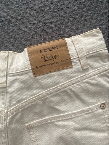 34 Beden camel Renk bej kot şort jean