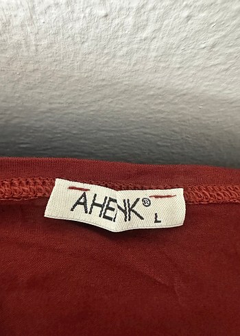 Diğer Kırmızı Baskılı Uzun Kollu Tişört