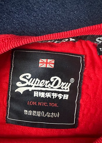 Superdry Kırmızı Baskılı Kadın Tişört
