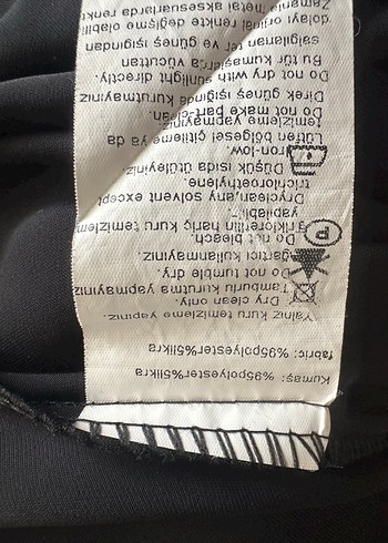diğer Beden Siyah Uzun Kollu Salaş Drapeli Uzun Elbise