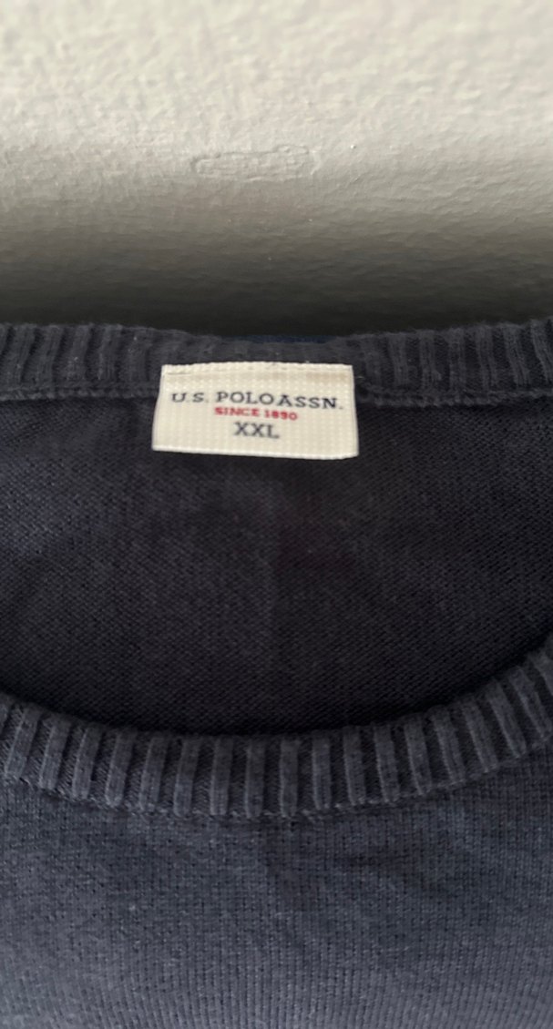 Bordo-Lacivert Erkek Triko Kazak - Görsel 2