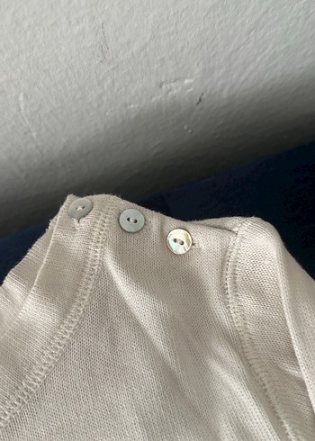 Kadın Lacivert Çizgili Tekne Yaka Kazak - Görsel 4