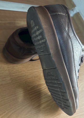 Kahverengi Deri Erkek Klasik Ayakkabı - Görsel 4