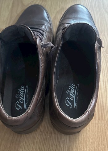 Kahverengi Deri Erkek Klasik Ayakkabı - Görsel 3