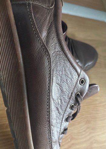 Kahverengi Deri Erkek Klasik Ayakkabı - Görsel 5