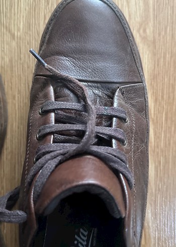 Kahverengi Deri Erkek Klasik Ayakkabı - Görsel 8