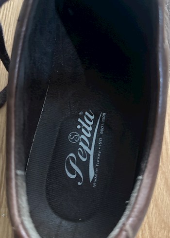 Kahverengi Deri Erkek Klasik Ayakkabı - Görsel 7