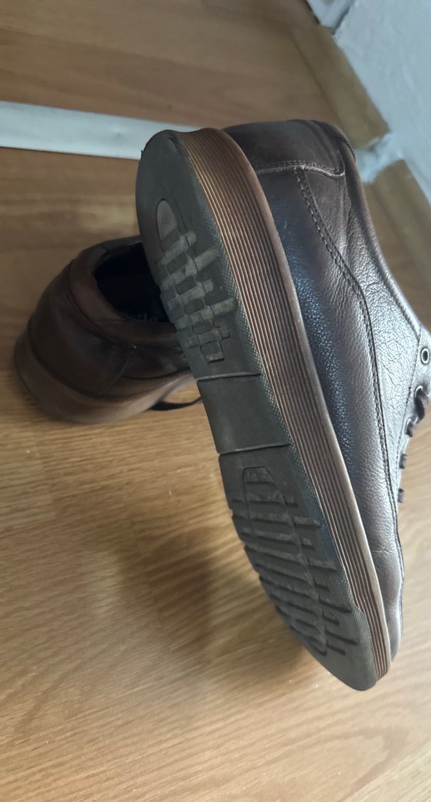 Kahverengi Deri Erkek Klasik Ayakkabı - Görsel 4