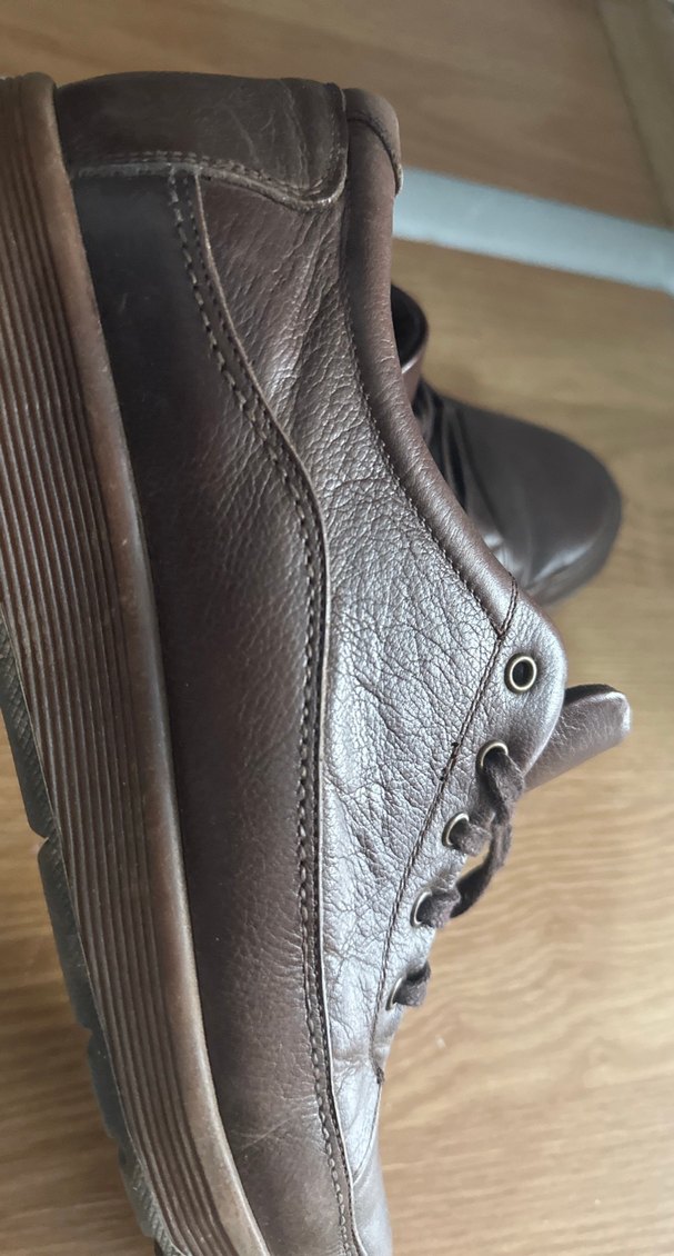 Kahverengi Deri Erkek Klasik Ayakkabı - Görsel 5