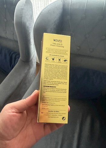 24K Altın Parlak temizleyici köpük - Görsel 5