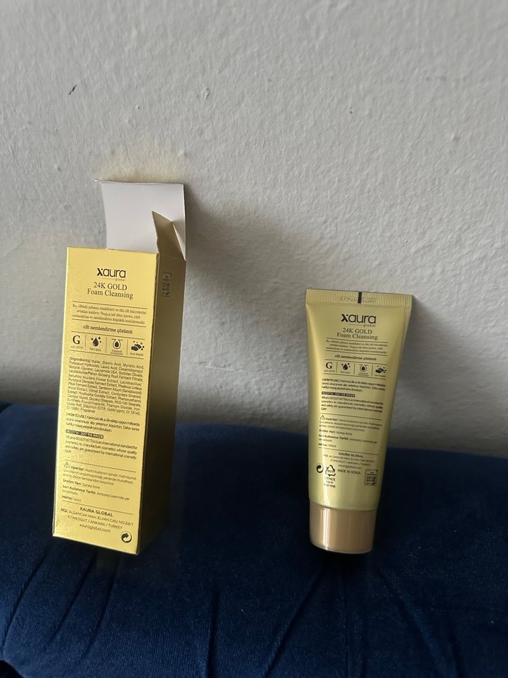 24K Altın Parlak temizleyici köpük - Görsel 4