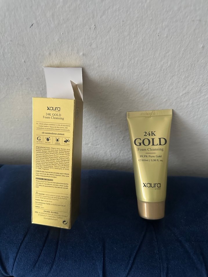 24K Altın Parlak temizleyici köpük - Görsel 3