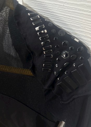 Siyah Dantel Detaylı Uzun Kollu Gotik Bluz - Görsel 4