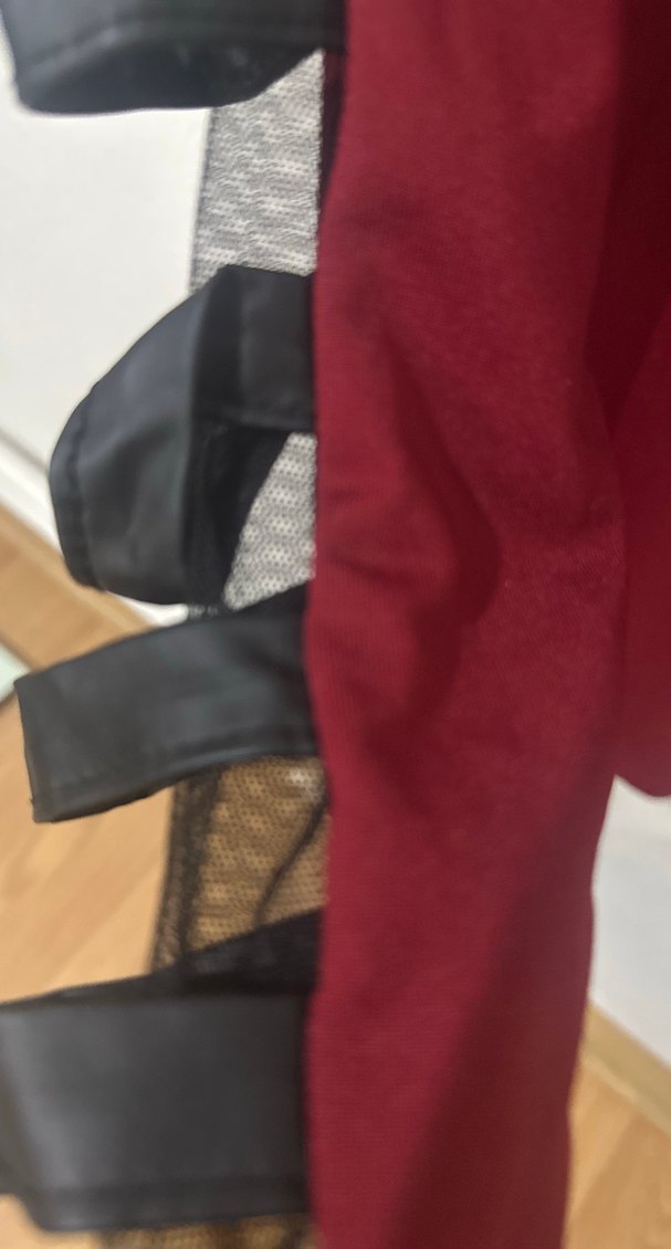 Bordo Gotik Uzun Kollu Kadın Bluz - Görsel 4