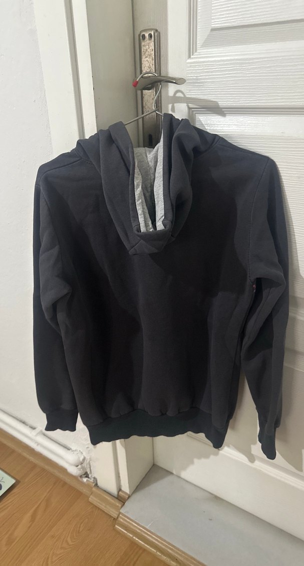 KadınKapüşonlu Desenli Sweatshirt - Görsel 4