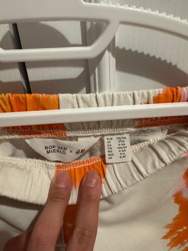 H&M Kız Çocuk Batik Desen Şortlu Takım - Görsel 4