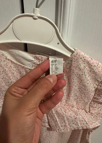 H&M Kız Çocuk Çiçek Desenli Elbise - Görsel 4